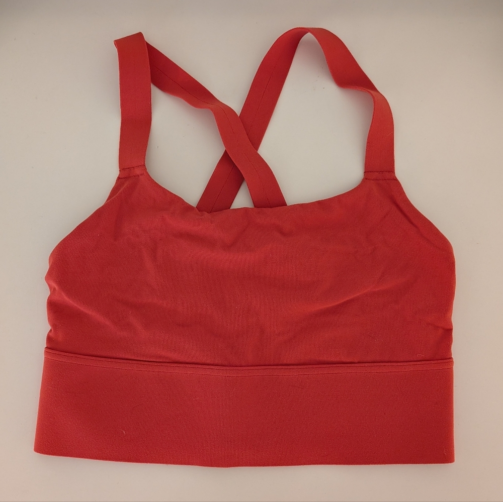 Coral Athleta Sports Bra, Size XS